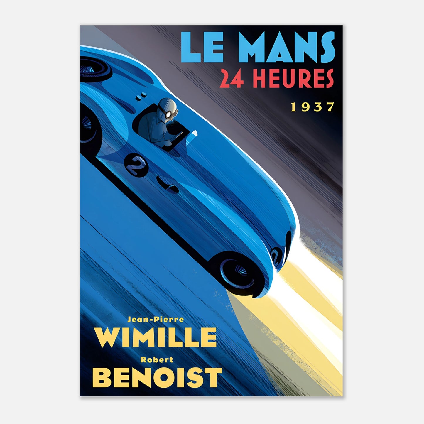 Poster 1937 - 24h of Le Mans