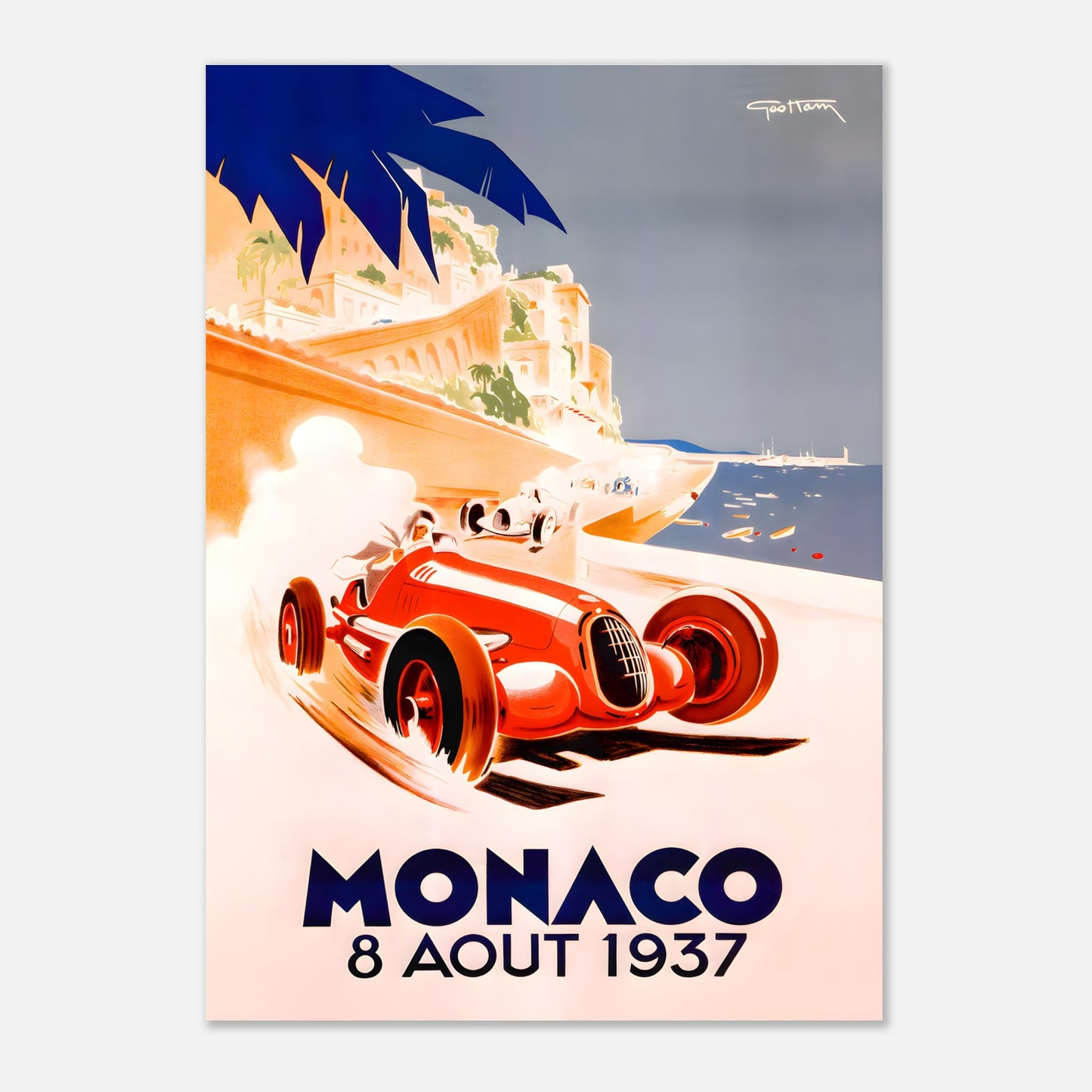 Poster 1937 - Monaco F1 Grand Prix