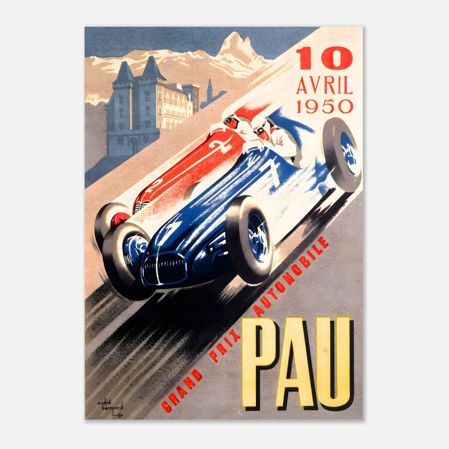 Poster 1950 - Monaco F1 Grand Prix