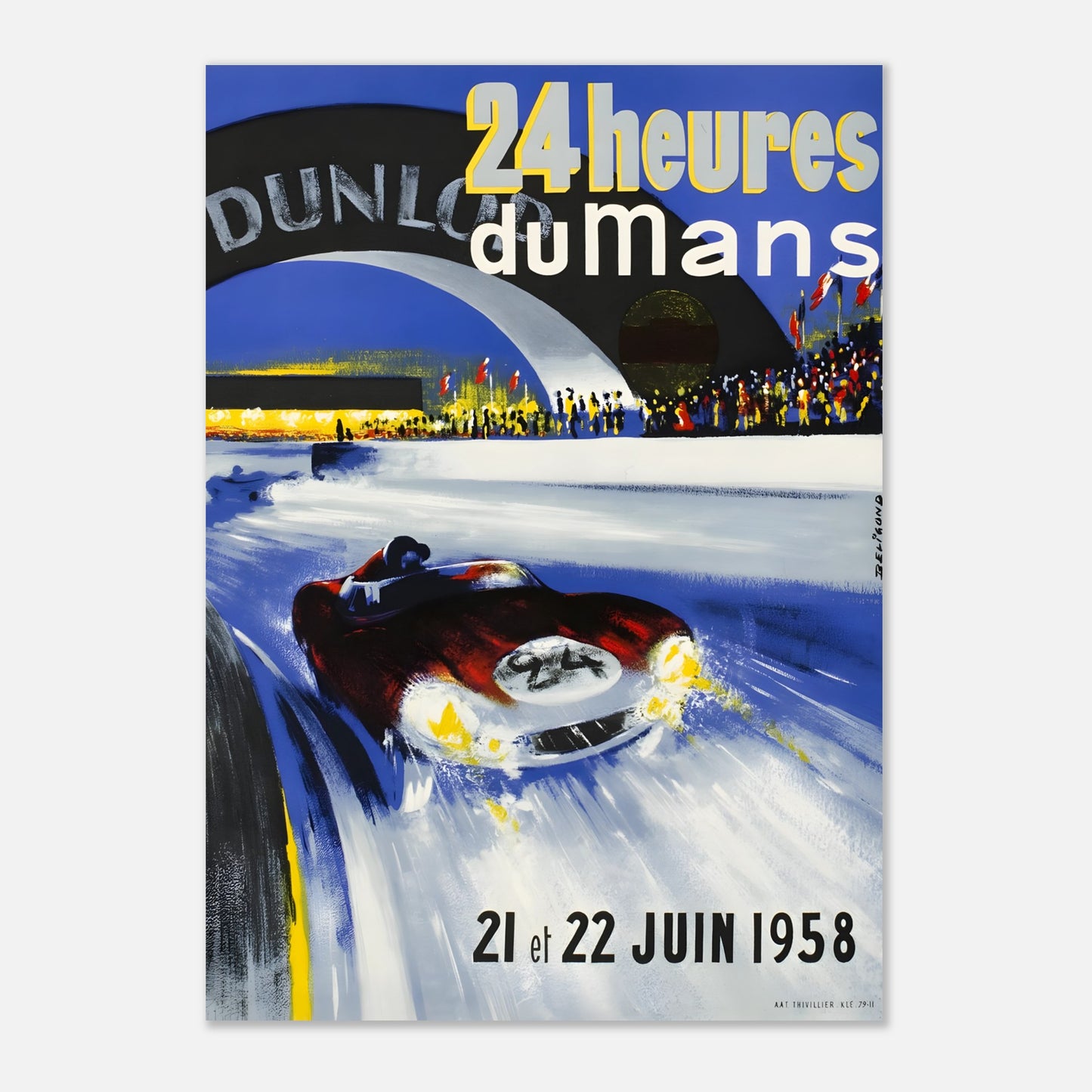 Poster 1958 - 24h of Le Mans