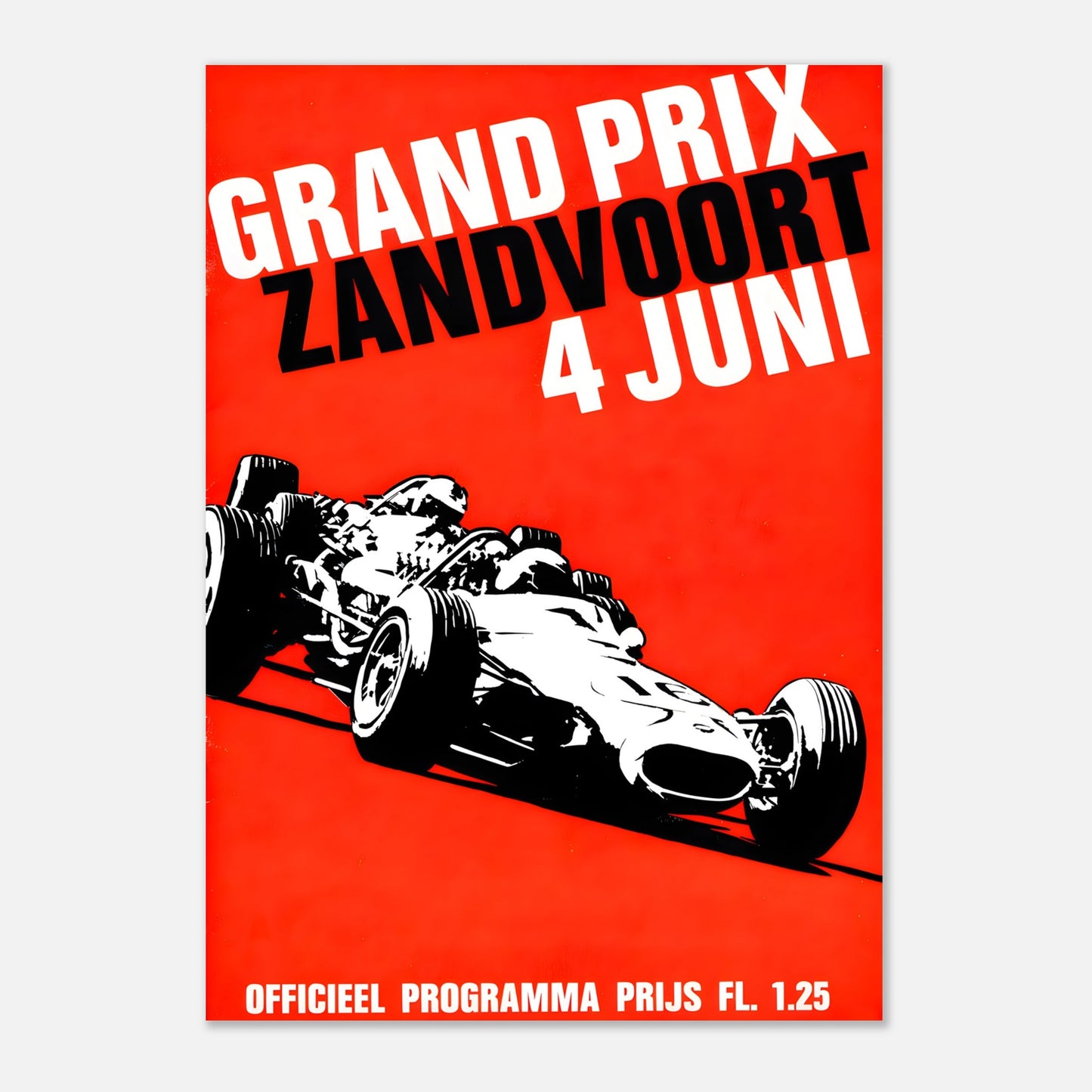 Poster 1967 - Dutch F1 Grand Prix - Zandvoort