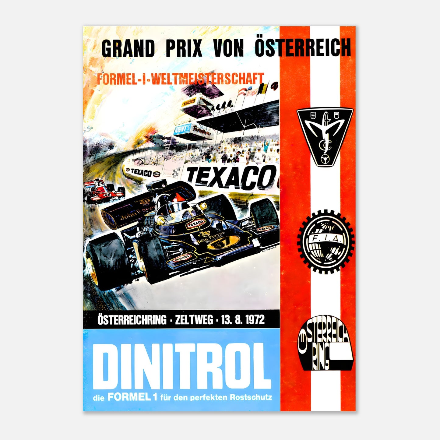Poster 1972 - Austrian F1 Grand Prix - Österreichring