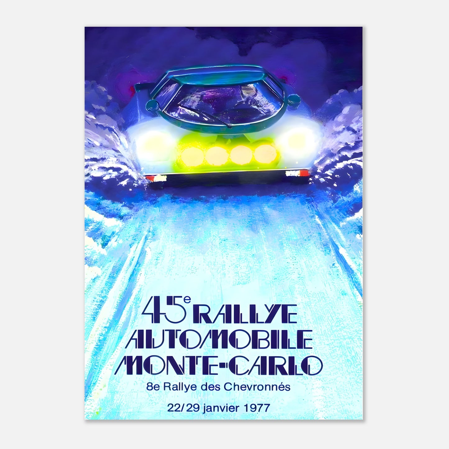 Poster 1977 - Monte-Carlo Rally