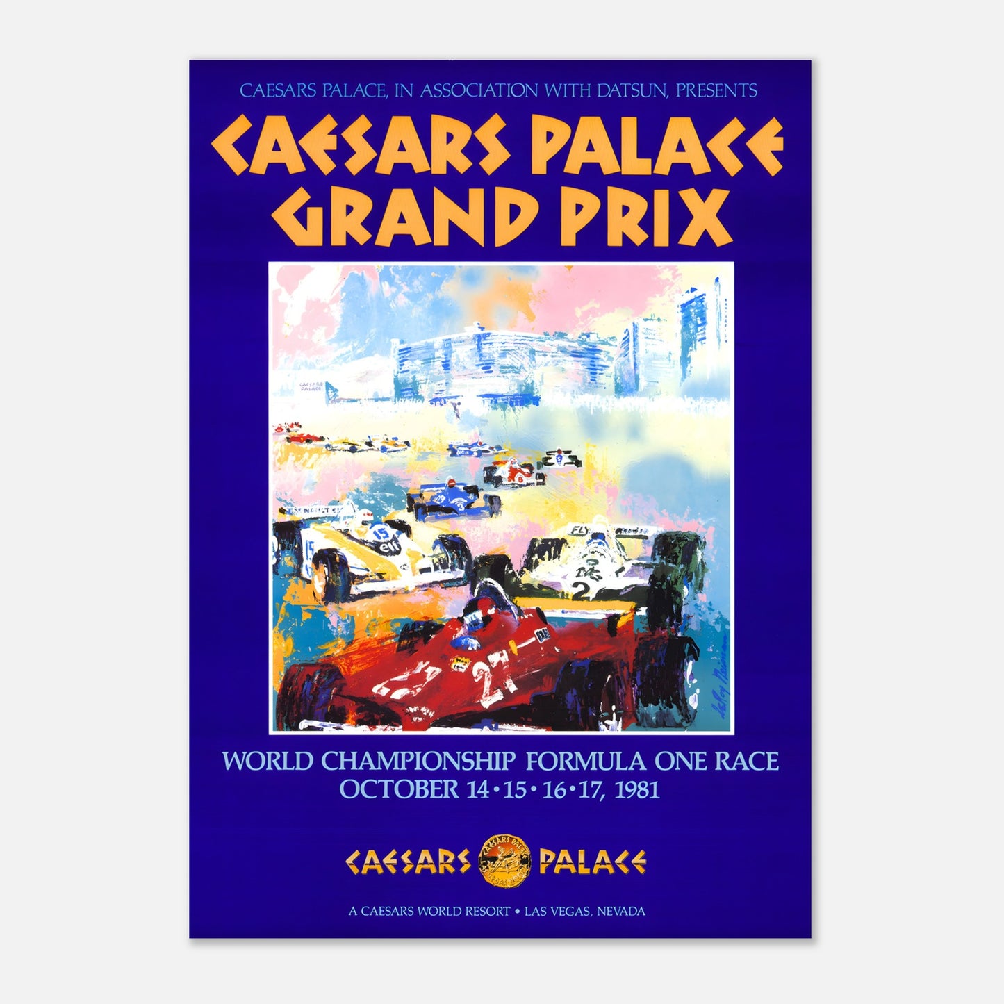Poster 1981 - United States F1 Grand Prix - Caesars Palace