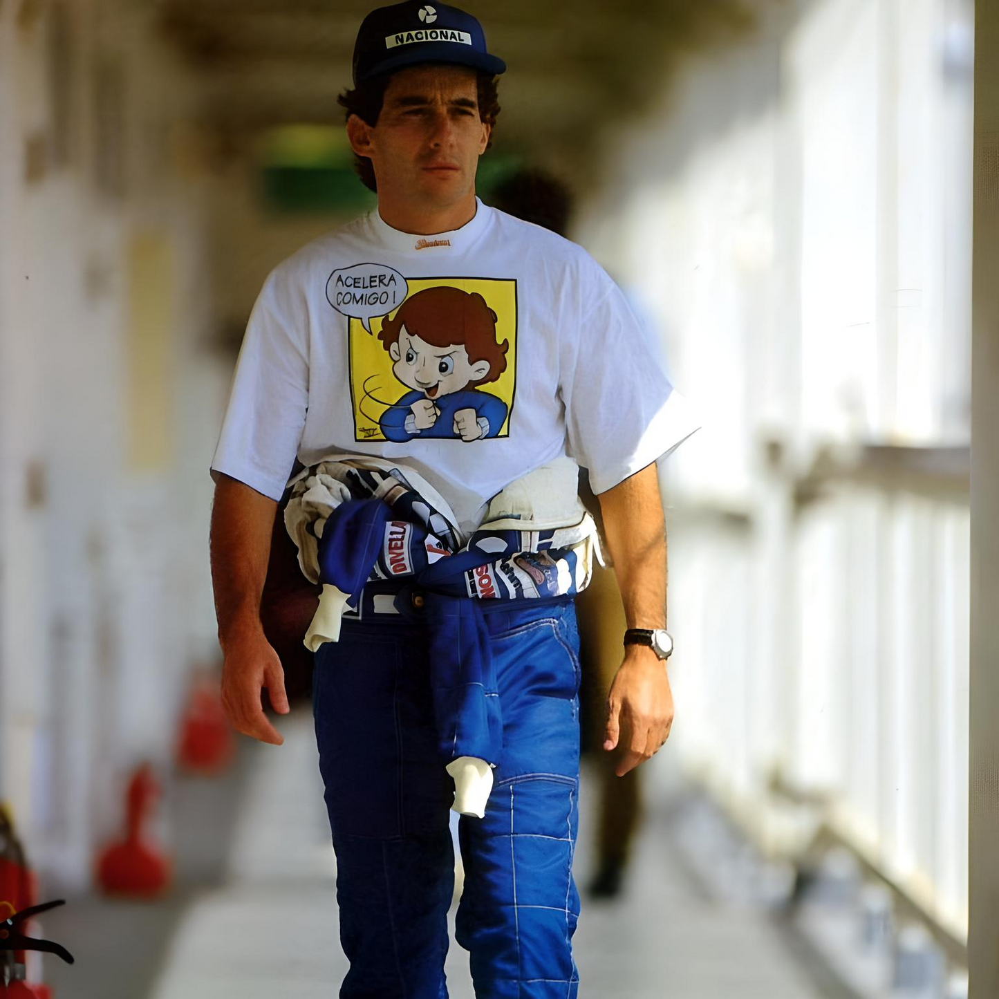 T-shirt - Ayrton Senna - Senninha - Acelera Comingo !