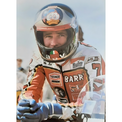 Embroidered t-shirt - Barry Sheene Duck