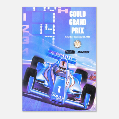 CART Gould Grand Prix - Michigan International Speedway&nbsp;- 1980 Retro Poster