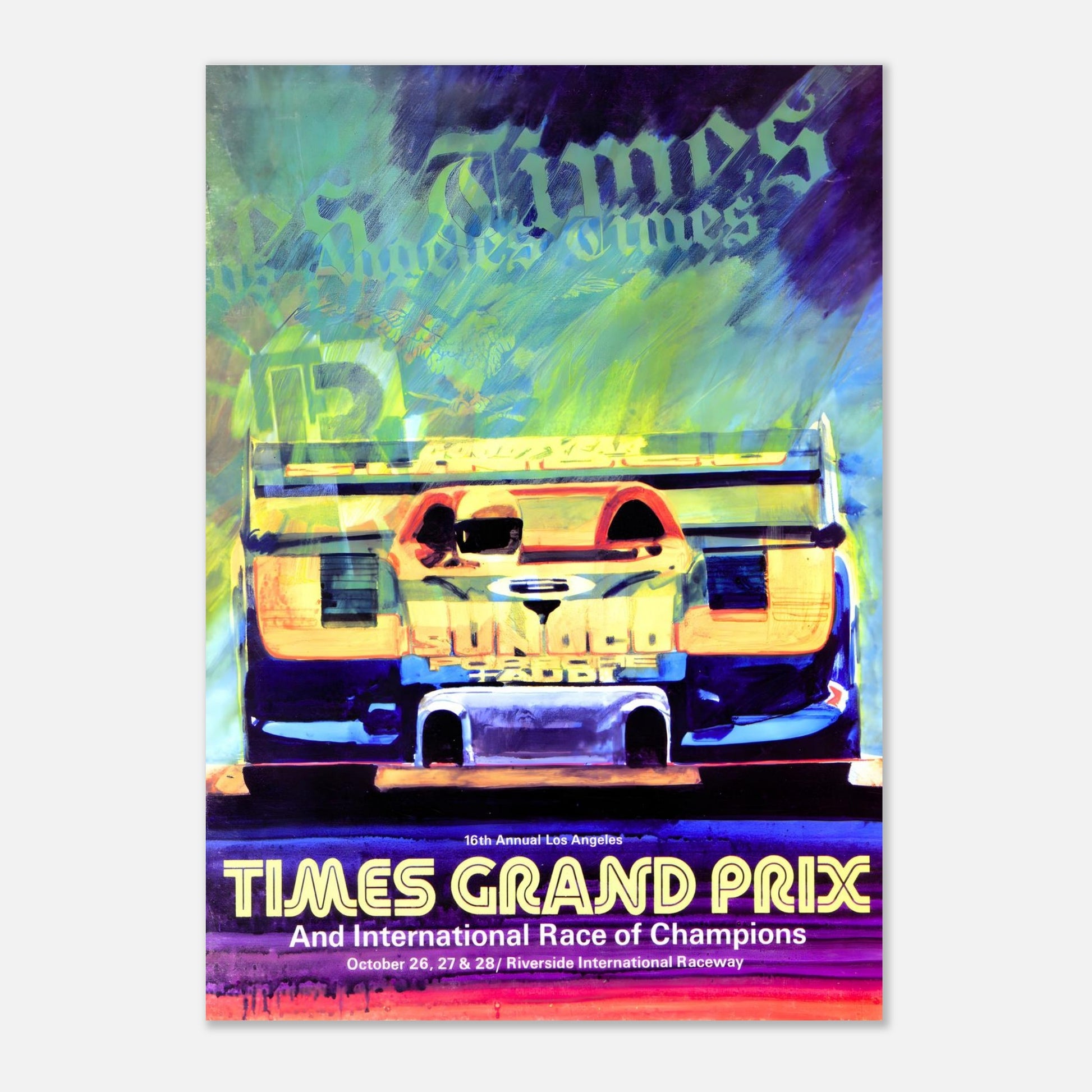 Can-Am - Riverside International Raceway 1973 Retro Poster