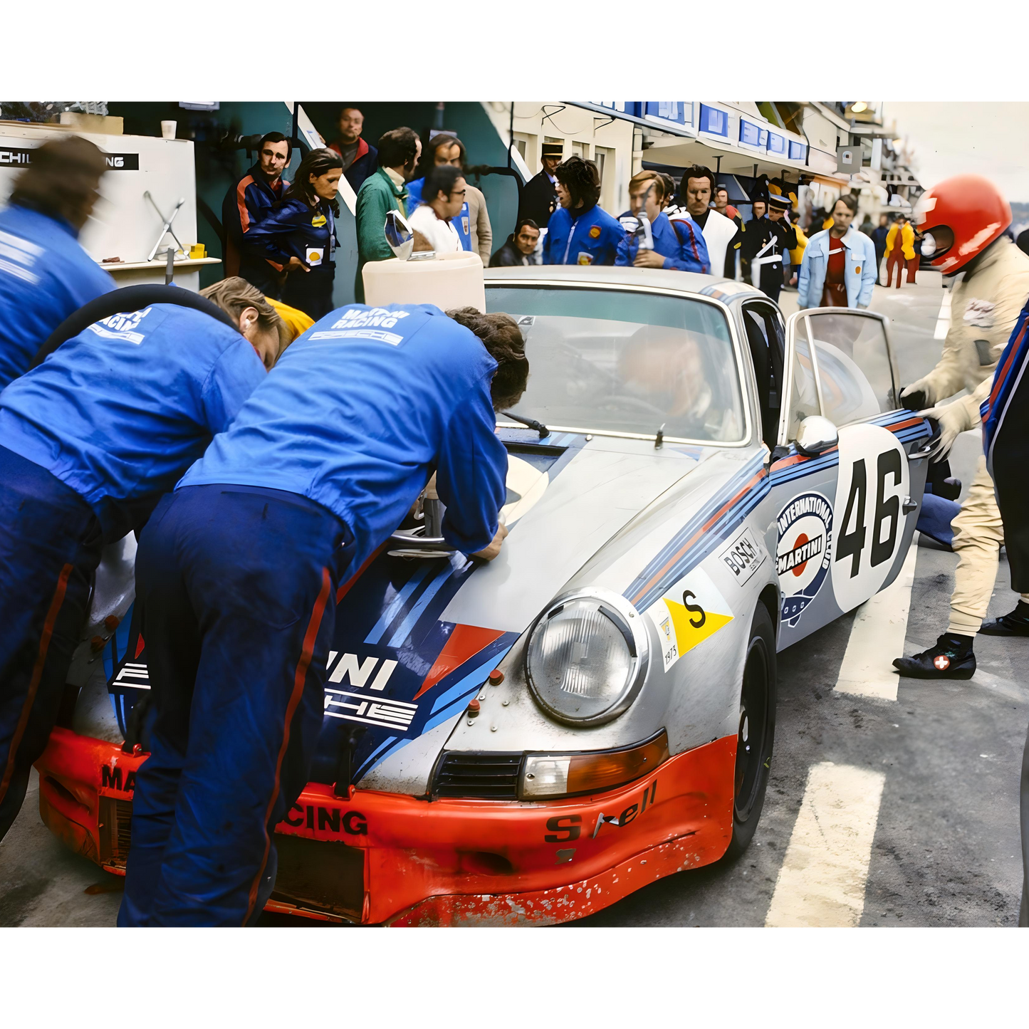 Flexible phone case - Martini Porsche
