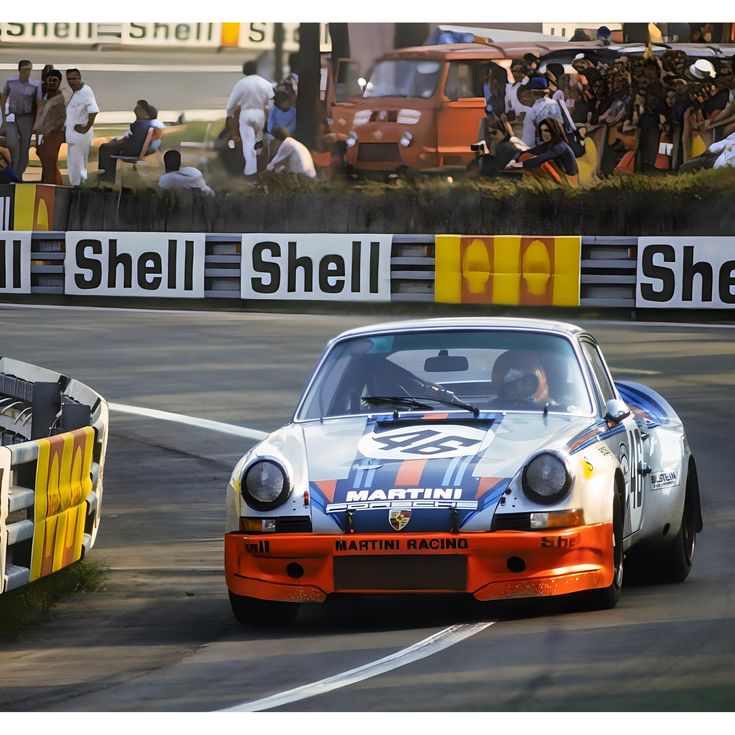 Flexible phone case - Martini Porsche