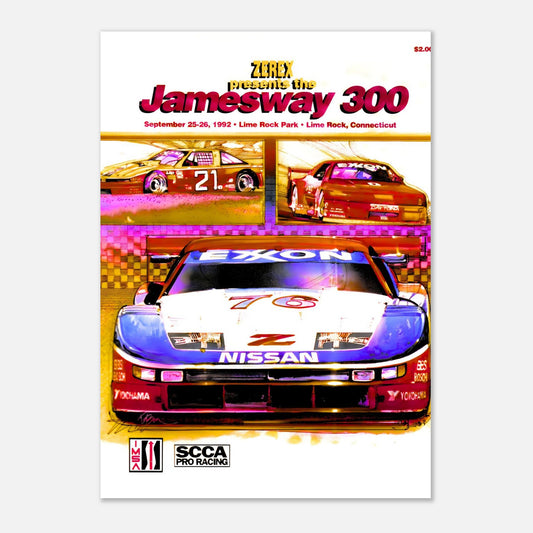 IMSA GT - Lime Rock Park - 1992 Retro Poster