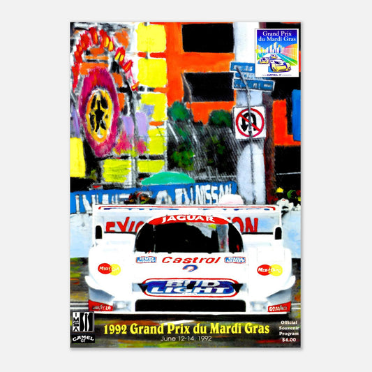 IMSA GT - New Orleans Street Circuit - 1992 Retro Poster
