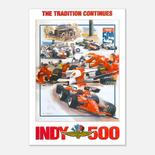 Indianapolis 500 1994 Retro Poster