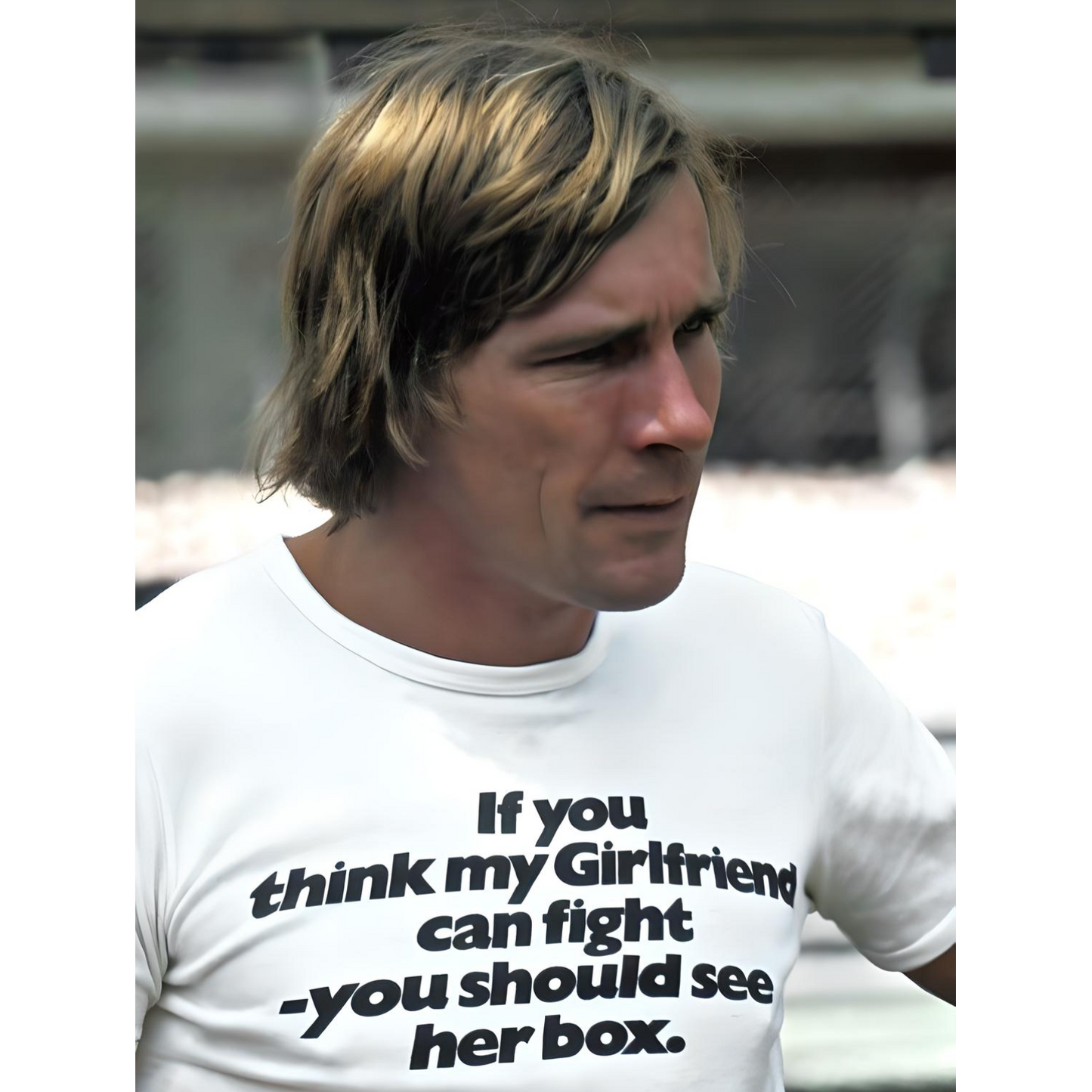 Mug - James Hunt - If you think my Girlfriend can fight you should see her box.