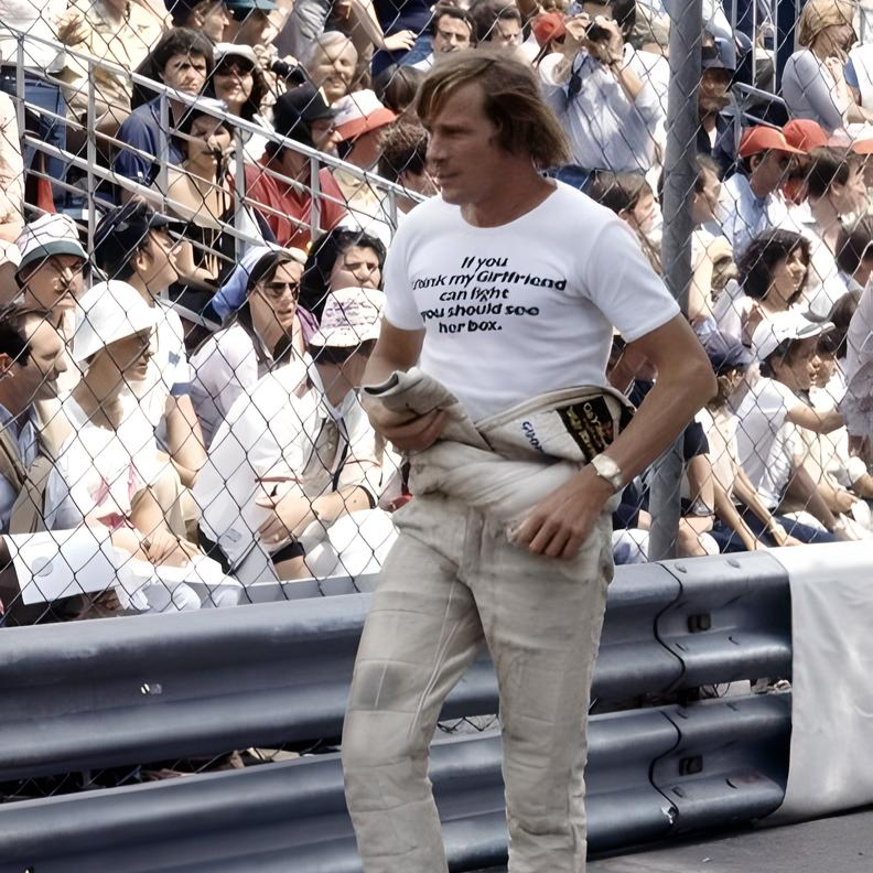 Mug - James Hunt - If you think my Girlfriend can fight you should see her box.