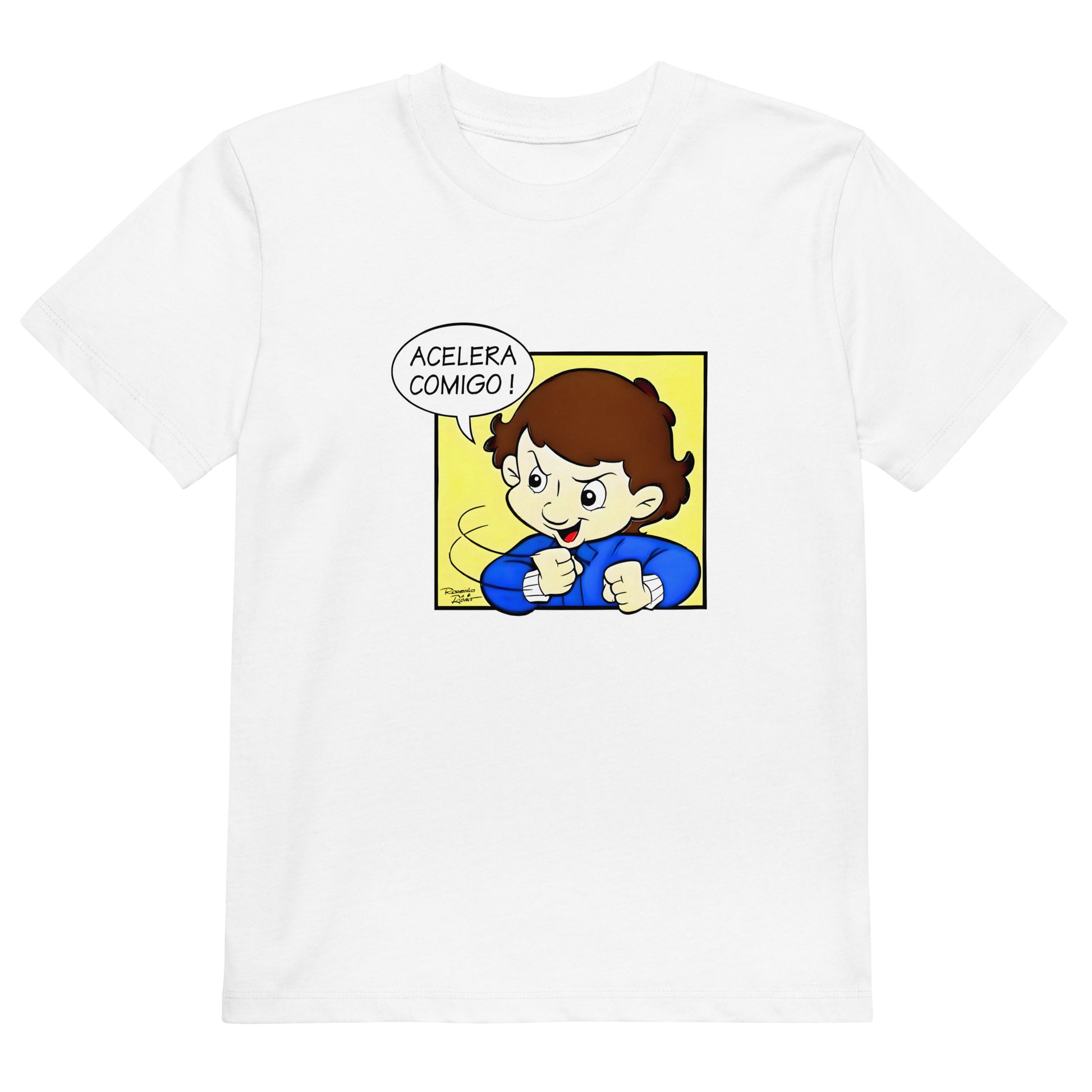 Kid's t-shirt -  Ayrton Senna - Senninha - Acelera Comingo !