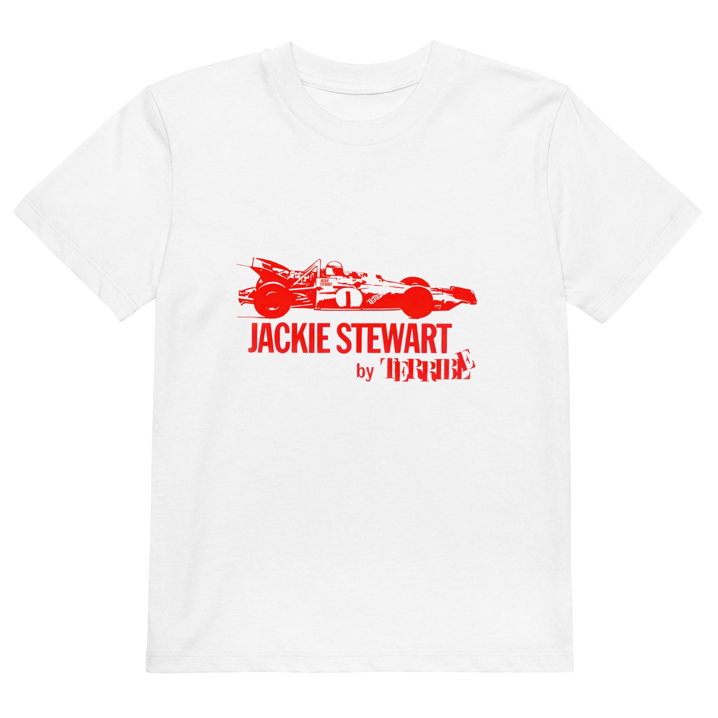 Kid's t-shirt - Jackie Stewart by Terrible