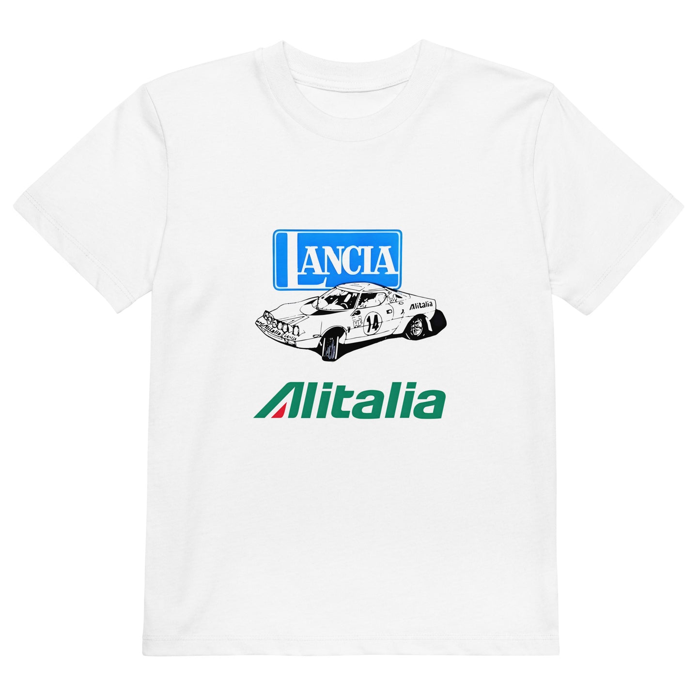 Kid's t-shirt - Lancia Stratos Alitalia - Lele Pinto