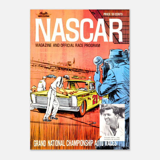 Nascar - Bowman-Gray Stadium&nbsp;- 1966 Retro Poster