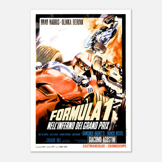Poster - Formula 1 Nell'Inferno Del Grand Prix