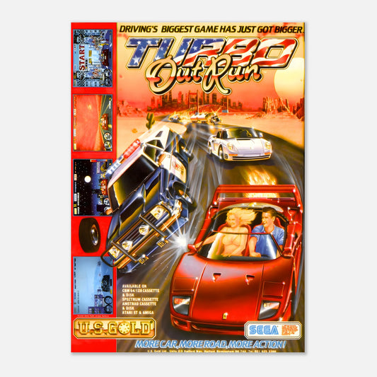 Poster - Turbo Out Run