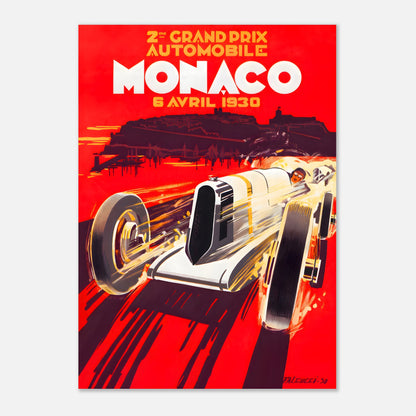 Poster 1930 - Monaco F1 Grand Prix