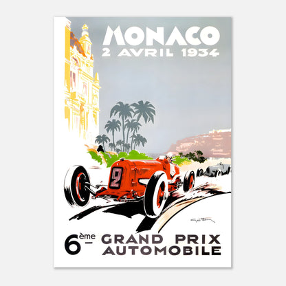Poster 1934 - Monaco F1 Grand Prix