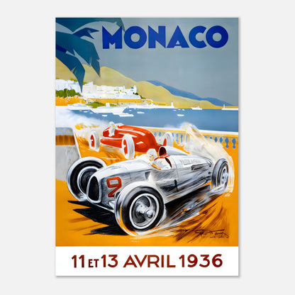 Poster 1936 - Monaco F1 Grand Prix