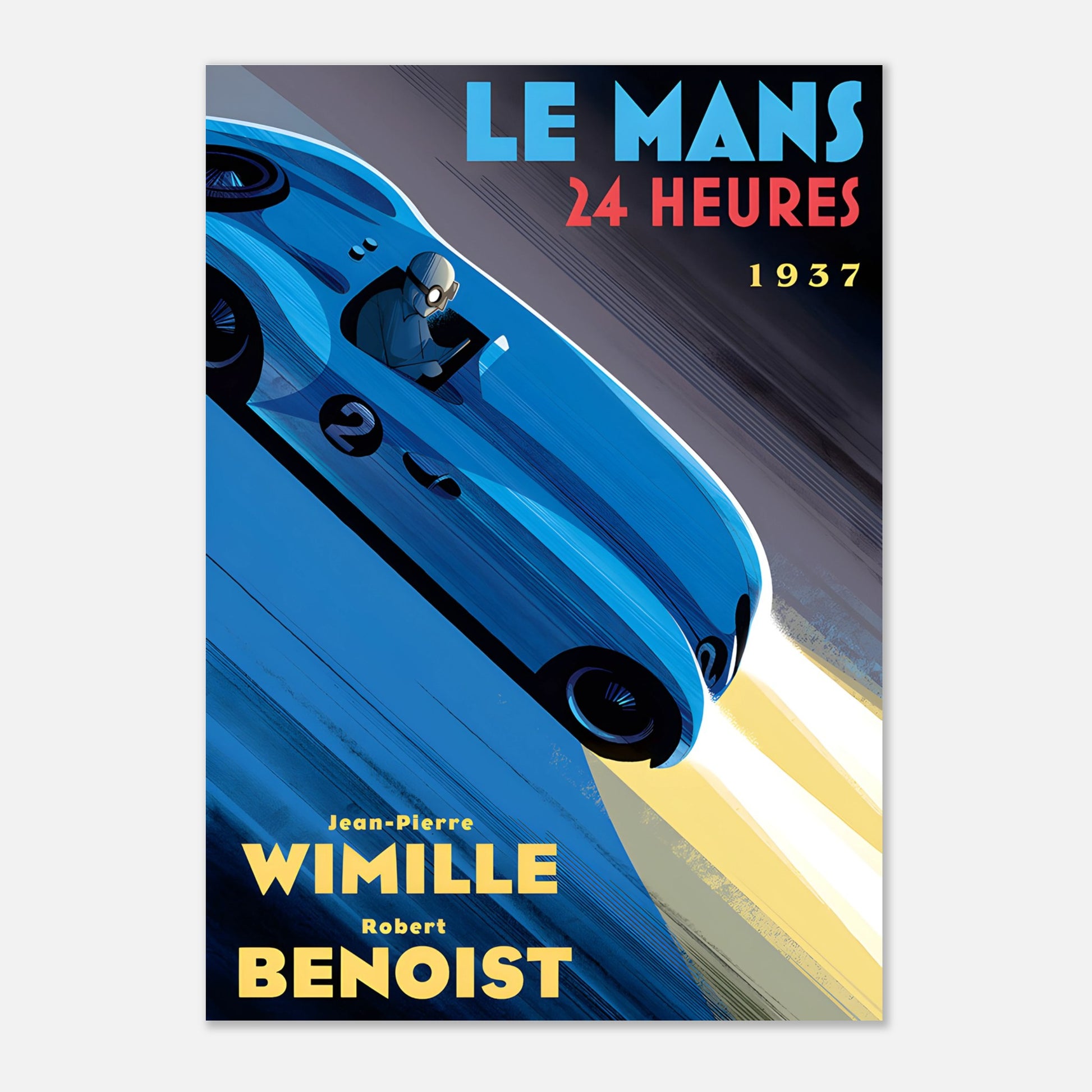 Poster 1937 - 24h of Le Mans