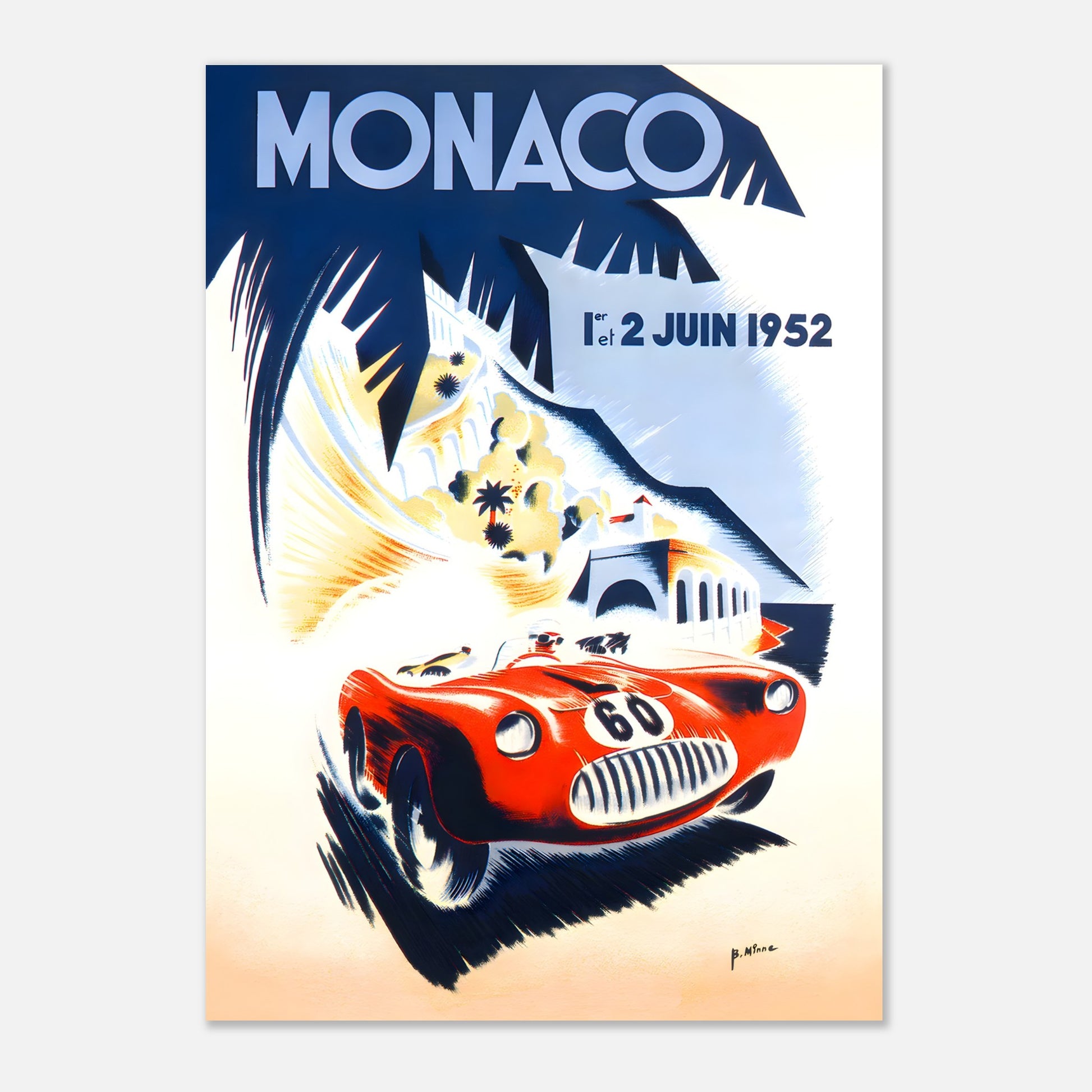 Poster 1952 - Monaco F1 Grand Prix