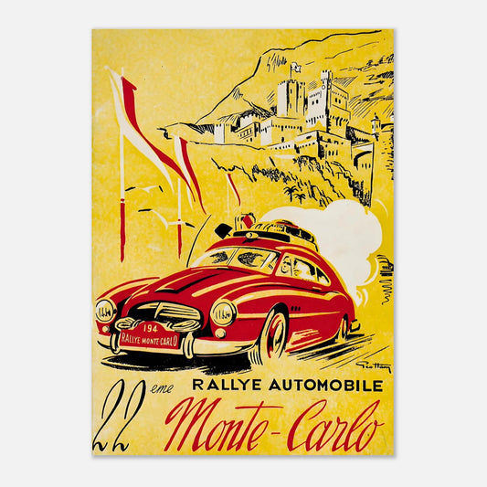 Poster 1952 - Monte-Carlo Rally