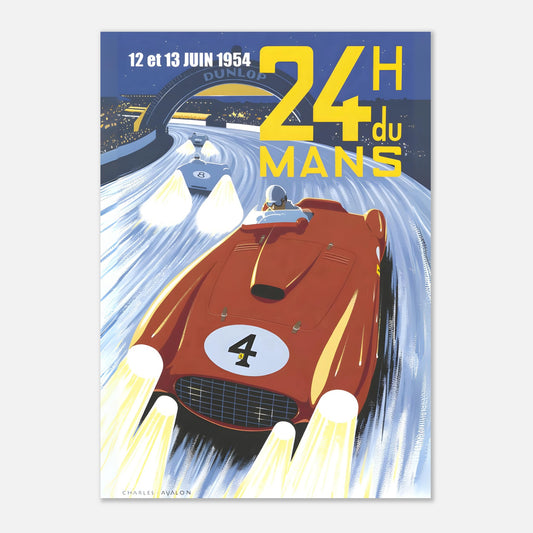 Poster 1954 - 24h of Le Mans