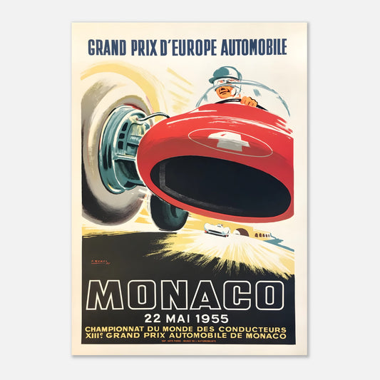 Poster 1955 - Monaco F1 Grand Prix