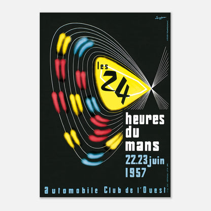 Poster 1957 - 24h of Le Mans