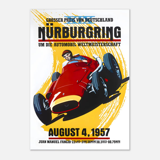 Poster 1957 - German F1 Grand Prix - Nürburgring