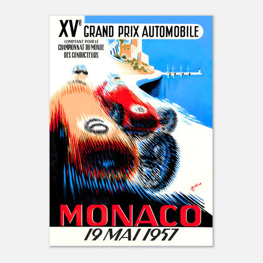 Poster 1957 - Monaco F1 Grand Prix