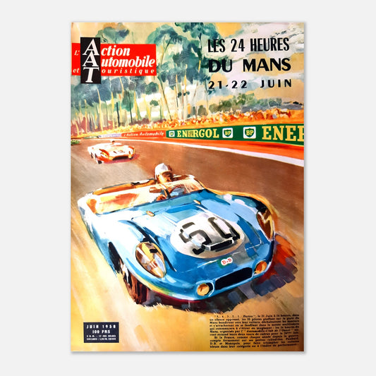 Poster 1958 - 24h of Le Mans