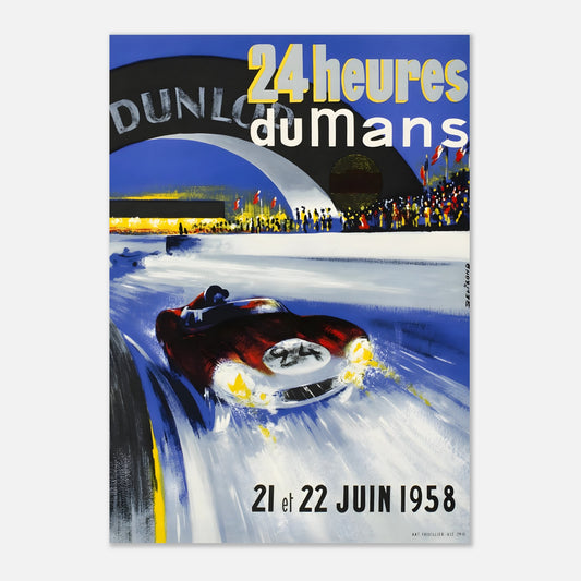 Poster 1958 - 24h of Le Mans