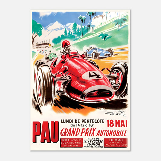 Poster 1959 - Pau (France) F1 Grand Prix