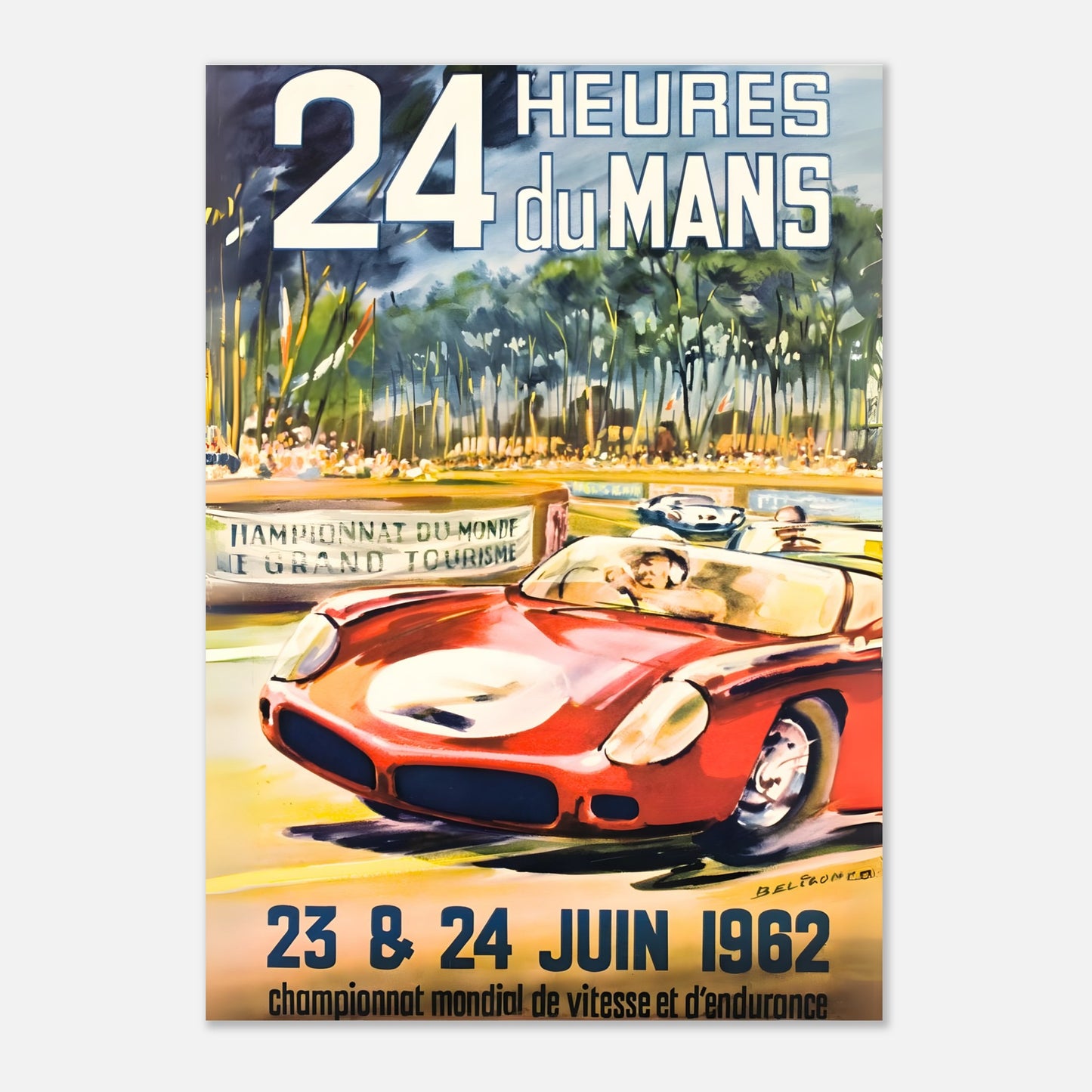 Poster 1962 - 24h of Le Mans