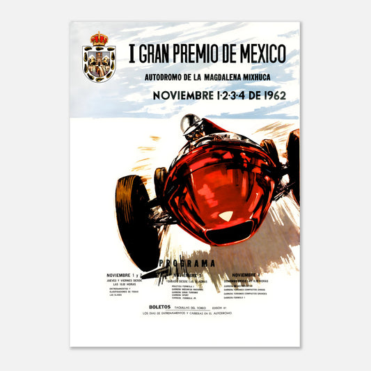 Poster 1962 - Mexican F1 Grand Prix