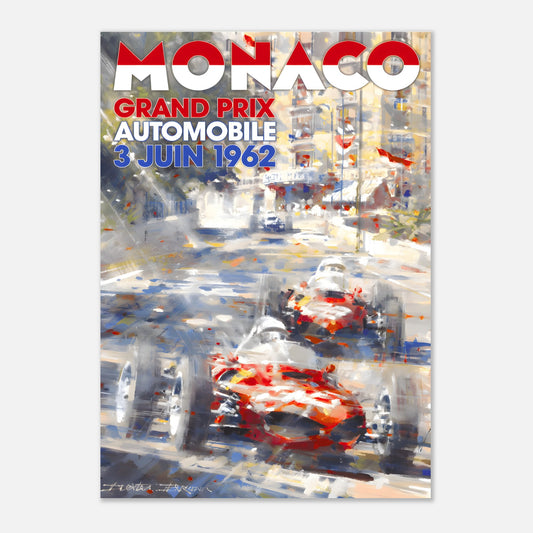 Poster 1962 - Monaco F1 Grand Prix