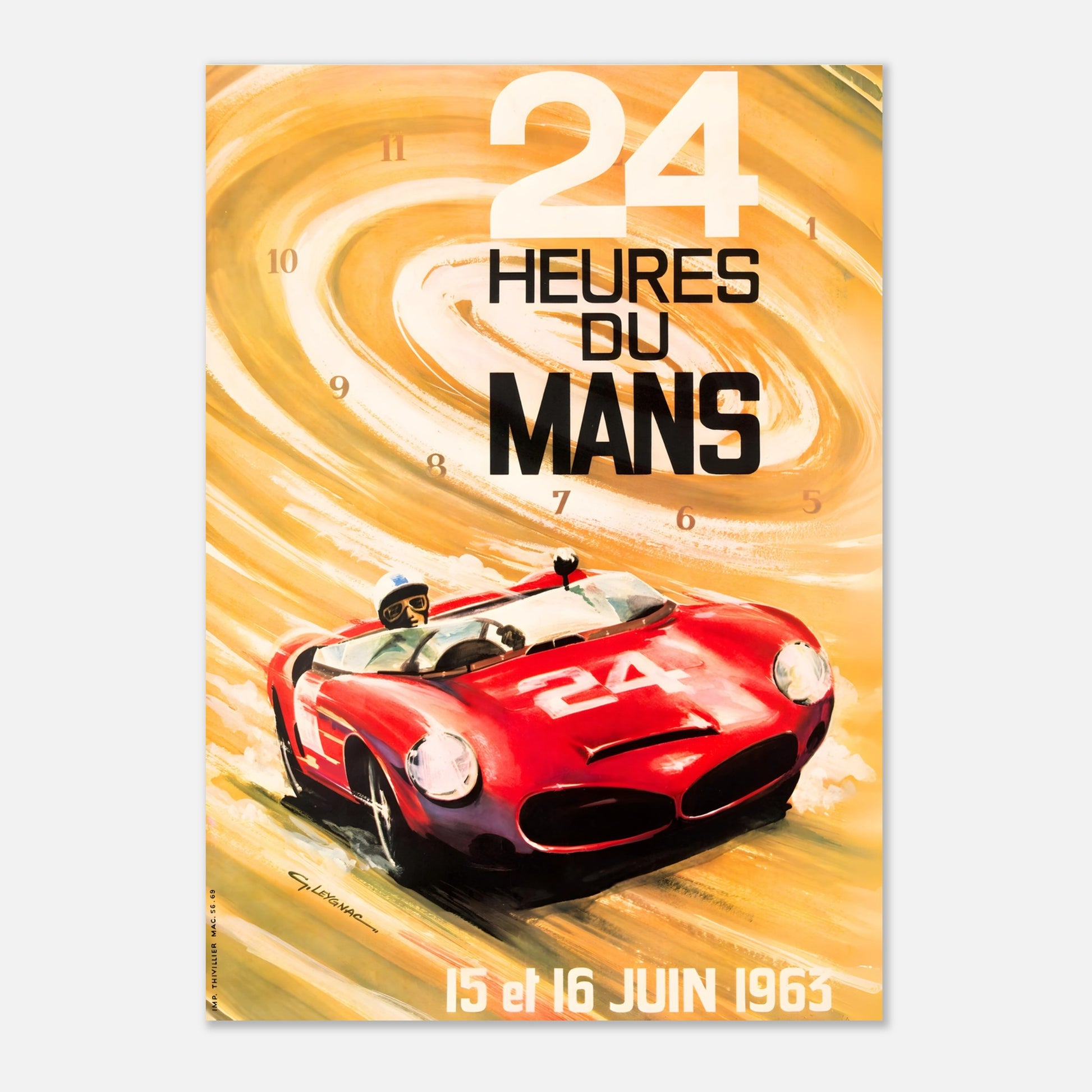 Poster 1963 - 24h of Le Mans