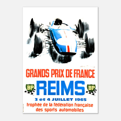 Poster 1965 - French F1 Grand Prix - Reims