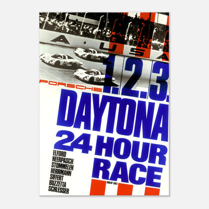 Poster 1968 - 24h Daytona - Porsche