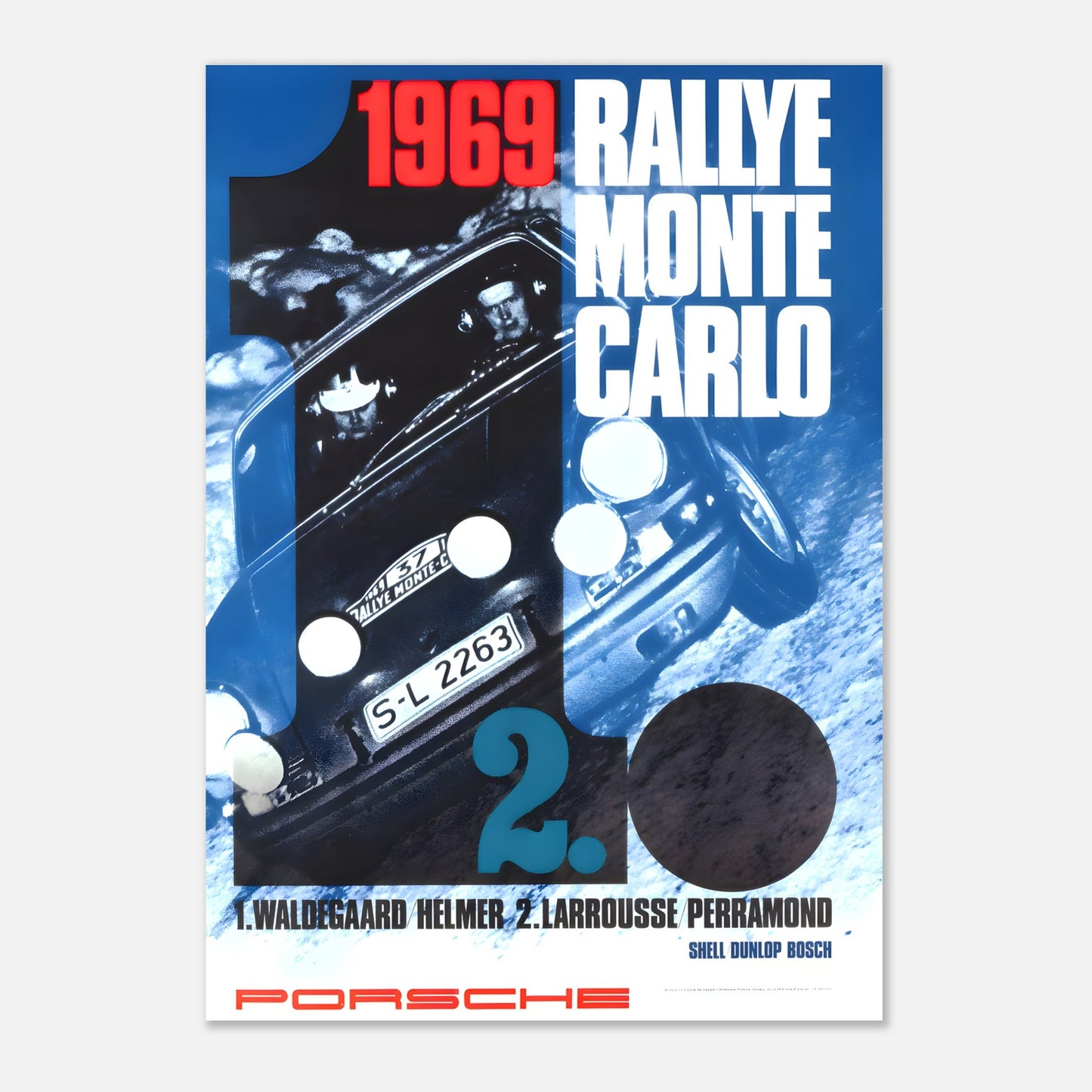 Poster 1969 - Monte-Carlo Rally