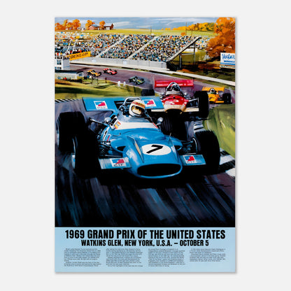 Poster 1969 - United States F1 Grand Prix - Watkins Glen