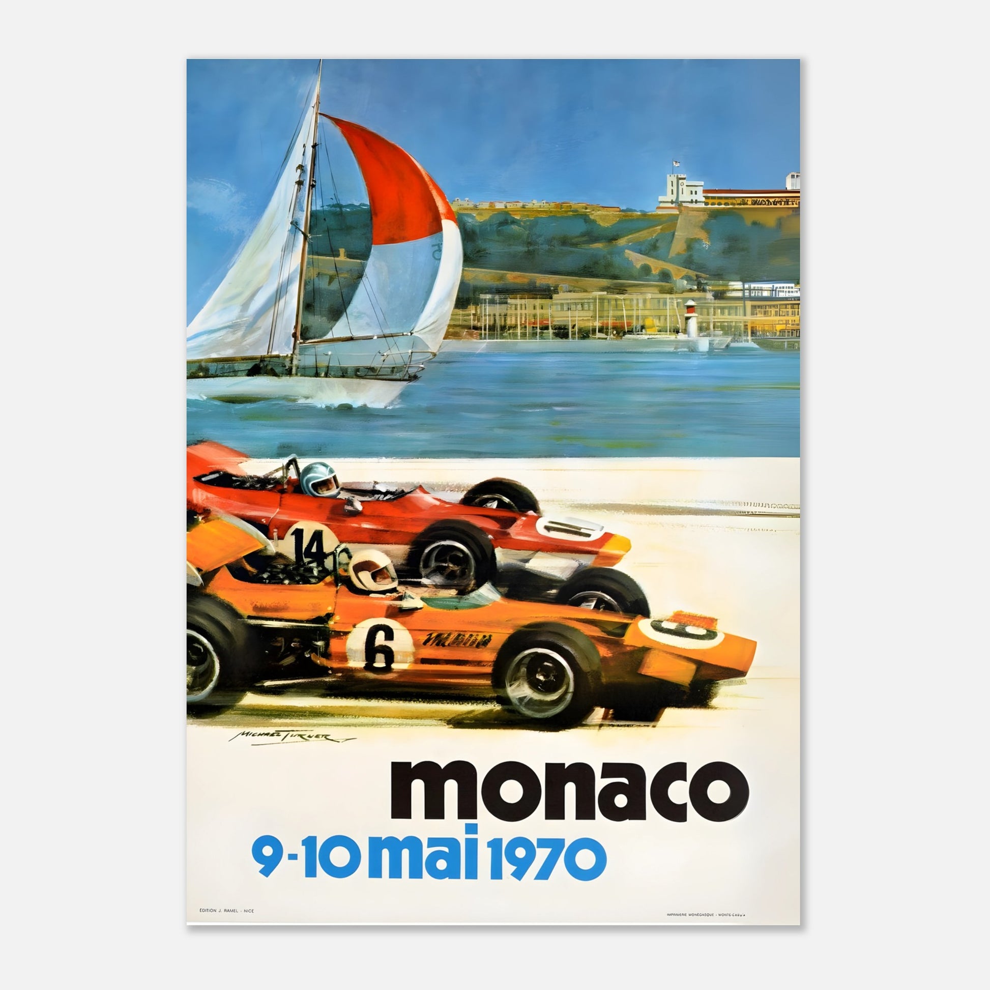 Poster 1970 - Monaco F1 Grand Prix