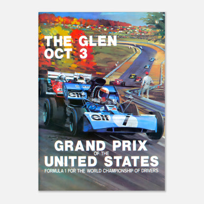Poster 1971 - United States F1 Grand Prix - Watkins Glen
