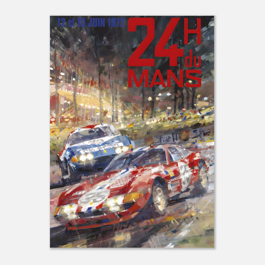 Poster 1972 - 24h of Le Mans II